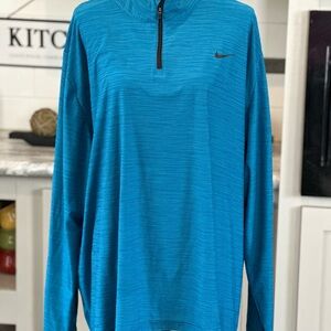 Blue Nike Quarter-Zip Pullover